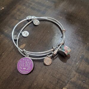 Disney Alex and Ani We’re All Mad Here Bangle
